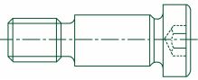 Load image into Gallery viewer, 3/4&quot;-5/8-11 UNC IMPERIAL SHOULDER SOCKET HEAD CAP SCREW