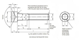 4) M6 METRIC SOCKET HEAD CAP SCREWS 12.9 ISO 4762 / DIN 912 COARSE ZINC-BAKE CR+3