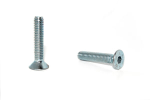 M6 METRIC SOCKET COUNTERSUNK HEAD SCREWS ZINC-BAKE CR+3